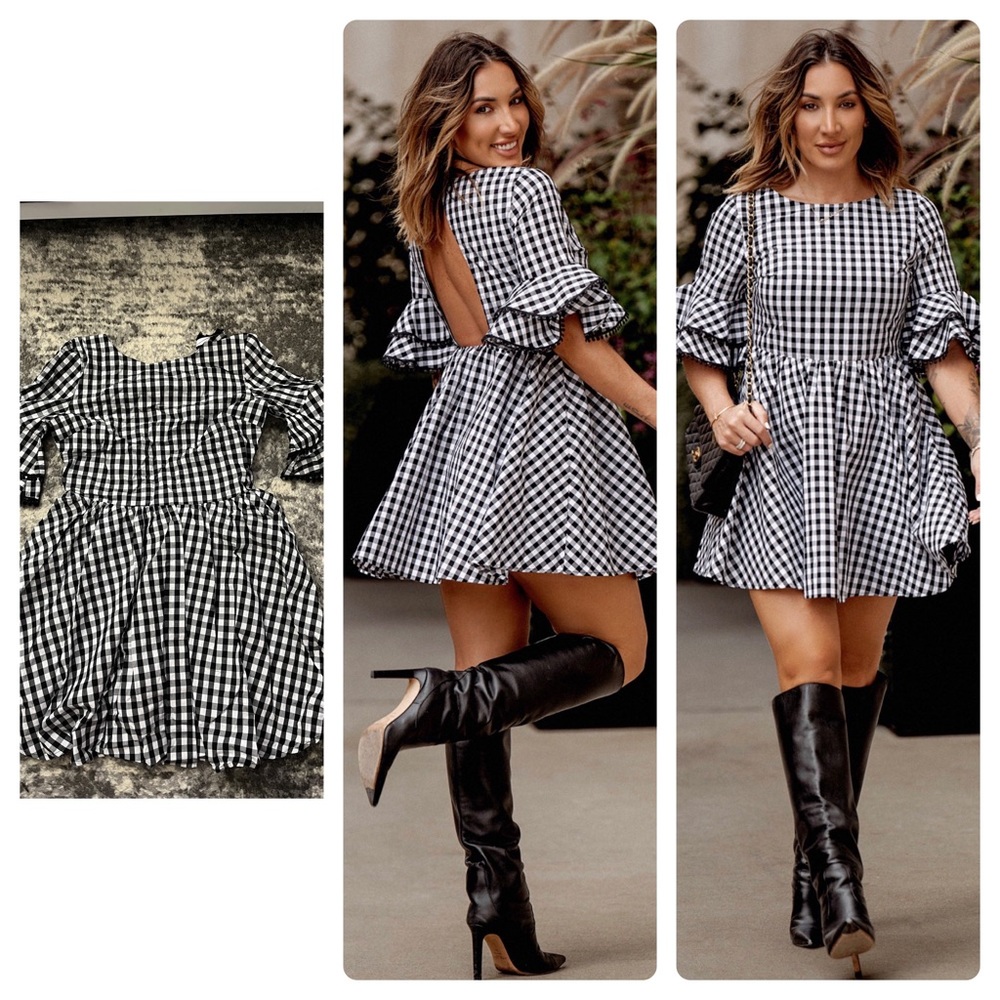 ByEgreis “Alba Dress (Gingham)”